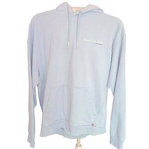 Scotch & Soda Organic Cotton Hoodie Baby Blue Sz L